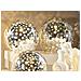 Lampade Natalizie A Sfera Con Stelle Intagliate E Timer Set Da 3 Lampade Decorative Idea Regalo - Foto miniatura 4