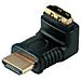 BS77407-1, HDMI, HDMI, Maschio / femmina, Nero, Oro, Sacchetto di politene - Foto miniatura 1