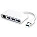 DY-TU2986W cavo di interfaccia e adattatore USB TYPE-A 3 x USB 3.1 TYPE-A White - Foto miniatura 1