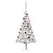 Set Albero Natale Artificiale LED e Palline Argento 180 cm PET - Foto miniatura 1