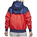 Giacca A Vento Da Uomo Con Cappuccio Windrunner Rosso Taglia S Cod Da0001-657 - Foto miniatura 2