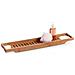 Mensola Da Bagno Per Vasca Bamboo Spa, Lunghezza 70 Cm, - Foto miniatura 1