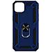 Cover Iphone 14 Anti-urto Ibrida Anello Di Sostegno Funzione Supporto Blu - Foto miniatura 1
