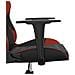 Sedia Gaming Nero E Rosso Vino In Similpelle - Foto miniatura 6
