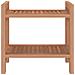 Tavolino da Bagno 45x30x45 cm in Legno Massello di Teak - Foto miniatura 2
