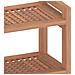 Tavolino da Bagno 45x30x45 cm in Legno Massello di Teak - Foto miniatura 5
