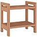 Tavolino da Bagno 45x30x45 cm in Legno Massello di Teak - Foto miniatura 1