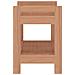 Tavolino da Bagno 45x30x45 cm in Legno Massello di Teak - Foto miniatura 6