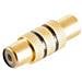 Adattatore -basic-s Accoppiamento Rca A Accoppiamento Rca Metallo Contatti Placcati Oro Nero (bs57040-mgs) - Foto miniatura 1