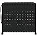 Cesto Portabiancheria Con Ruote Nero 66x35x60 Cm Rattan - Foto miniatura 3