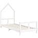 Giroletto per Bambini Bianco 80x200cm in Legno Massello di Pino - Foto miniatura 3