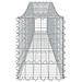 Cesto Gabbione Ad Arco 400x30x40/60 Cm Ferro Zincato - Foto miniatura 3
