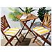 Set Di 2 Cuscini Sedie Da Giardino Giallo E Bianco 37 X 34 Cm Terni - Foto miniatura 1