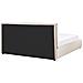Letto Matrimoniale Contenitore Velluto Beige 180 X 200 Cm Bajonna - Foto miniatura 2