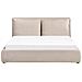 Letto Matrimoniale Contenitore Velluto Beige 180 X 200 Cm Bajonna - Foto miniatura 3