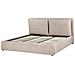 Letto Matrimoniale Contenitore Velluto Beige 180 X 200 Cm Bajonna - Foto miniatura 6