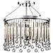 Lampadario Contemporaneo Piper Acciaio Cromo Lucido 3 Luci E14 - Foto miniatura 1