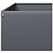 Fioriera Rialzata da Giardino Antracite 100x100x18,5cm Acciaio - Foto miniatura 9