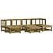Set Salotto da Giardino 7 pz in Legno Impregnato di Pino - Foto miniatura 1