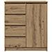 Credenza con Cassetti Rovere Artigianale 71x35x84 cm Truciolato - Foto miniatura 8