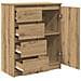 Credenza con Cassetti Rovere Artigianale 71x35x84 cm Truciolato - Foto miniatura 9