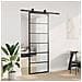 Porta Scorrevole con Ferramenta Nera 76x205 cm in Vetro ESG - Foto miniatura 8