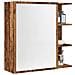 Mobile Da Bagno A Specchio Legno Antico 62,5x20,5x64 Cm Legno - Foto miniatura 1
