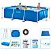 Piscina Fuori Terra - Rettangolo - 300x200x75 Cm - Blu - Include Accessori Coordinati A219 - Foto miniatura 1