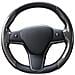 Coprivolante In Fibra Di Carbonio Per Tesla Model 3/y - 38 Cm - Foto miniatura 3