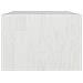Lusso Casadino -  Tavolino Da Salotto Bianco 75x50x33,5 Cm Legno Massello Di Pino - Foto miniatura 5