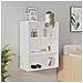 Lusso Casadino -  Armadietto Pensile A Parete Bianco 69,5x32,5x90 Cm - Foto miniatura 8