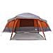 Tenda da Campeggio con Portico 9 Persone Grigio e Arancione - Foto miniatura 5