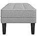 Panca  Grigio Nuvola 113x57x39 cm Tessuto - Foto miniatura 6