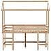 Letto Soppalco con Scala e Tetto 90x190 cm Legno Massello Pino - Foto miniatura 4
