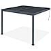 Pergola Bioclimatica Addossata Piana 3x3m - Alluminio - Grigio - Lamelle Orientabili In Acciaio - Foto miniatura 6