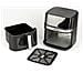 Friggitrice ad Aria Calda Friggisano 8L Potenza 1700 W Capacità 8 L Colore Nero - Foto miniatura 8