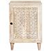Mobile da Bagno Bianco 38 x 33.5 x 160 cm Legno Massiccio Mango - Foto miniatura 2