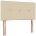 Letto a molle con materasso Crema 90 x 190 cm Tessuto - Foto miniatura 8