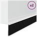 Spazzole per porte autoadesive 2 pcs Bianco 100 cm - Foto miniatura 3