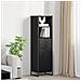 Armadio per Libri con cassetto Rovere Nero 43 x 36 x 150.5 cm - Foto miniatura 2