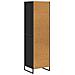 Armadio per Libri con cassetto Rovere Nero 43 x 36 x 150.5 cm - Foto miniatura 8
