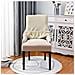 Coprisedia Elasticizzato Jacquard A Diamanti Stile Europeo Imbottito E Morbido Beige - Foto miniatura 4