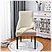 Coprisedia Elasticizzato Jacquard A Diamanti Stile Europeo Imbottito E Morbido Beige - Foto miniatura 5