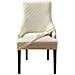 Coprisedia Elasticizzato Jacquard A Diamanti Stile Europeo Imbottito E Morbido Beige - Foto miniatura 1