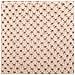 Puf In Cotone Intrecciato Panna 45x45x45h - Foto miniatura 6