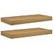 Scaffale da parete 2 pcs Marrone 50 x 23 x 4 cm - Foto miniatura 1