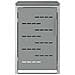 Stoccaggio contenitore a ruote Grigio 77,5 x 69 x 112,5 cm - Foto miniatura 6