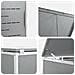 Stoccaggio contenitore a ruote Grigio 77,5 x 69 x 112,5 cm - Foto miniatura 9
