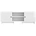 Mobile TV Bianco Lucido 150 x 31 x 50 cm Legno ingegnerizzato - Foto miniatura 4