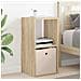 Comodino Rovere Sonoma 35 x 32 x 68,5 cm Legno multistrato - Foto miniatura 2